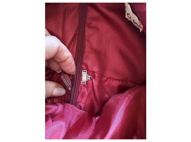 Autre Marque Vestido de festa Manon Collection Bordô com pedrarias e laço Bordeaux - vista 11