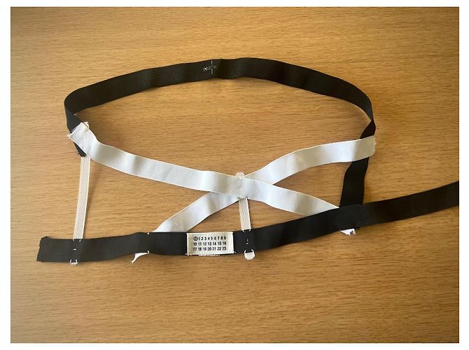 Imbracatura Corsage Maison Martin Margiela 1999 Nero - vista 2