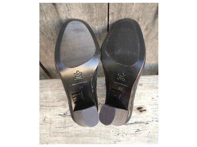 Apc Pumps aus schwarzem Leder 8cm Absatz - Ansicht 6