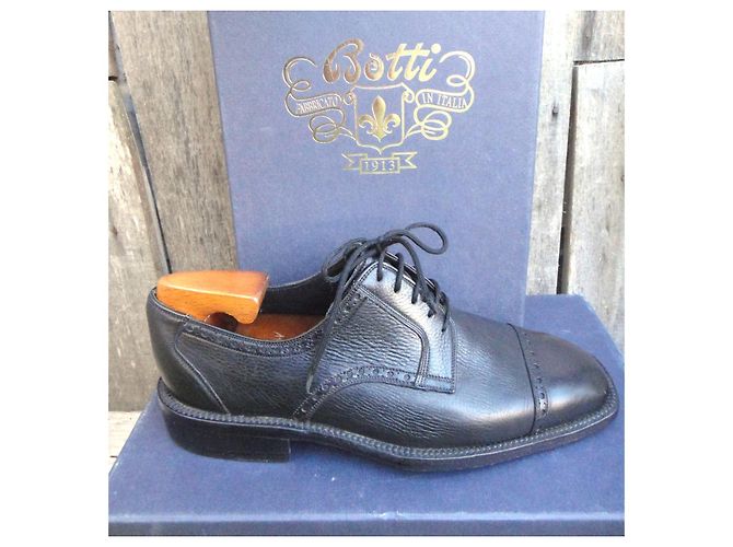 Autre Marque Derbies Gotti 1913 in pelle nera uomo Nero - vista 2
