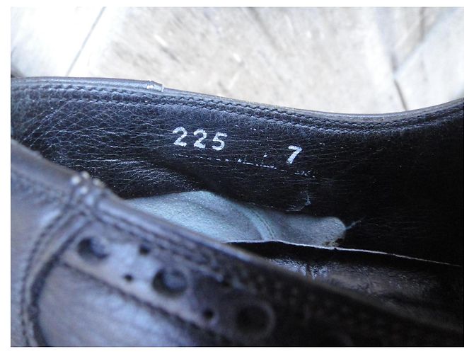 Autre Marque Derbies Gotti 1913 in pelle nera uomo Nero - vista 7