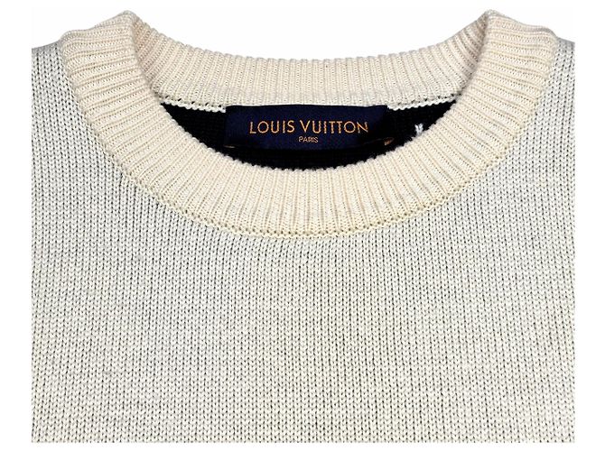 Louis Vuitton Hinweis Intarsia Strick RCL Weiß - Ansicht 6