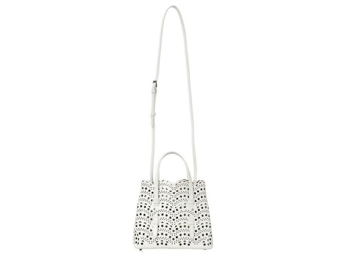 Alaïa Wave Tote Bag Small Weiß - Ansicht 5