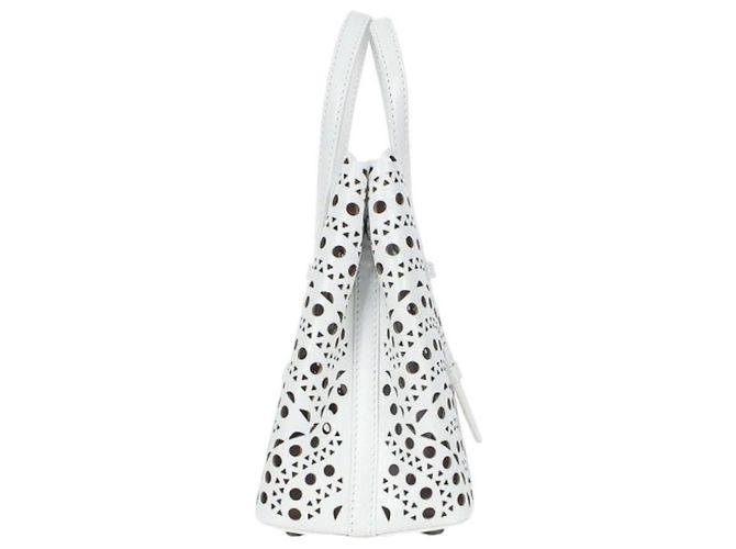 Alaïa Wave Tote Bag Small Weiß - Ansicht 6
