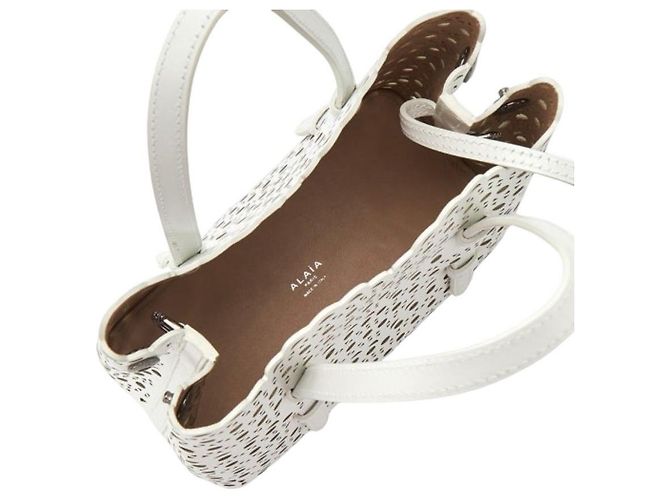 Alaïa Wave Tote Bag Small Weiß - Ansicht 8