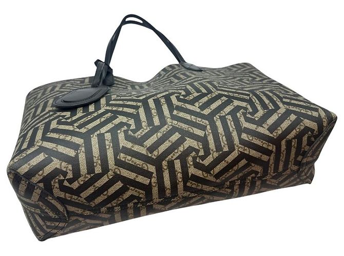 Gucci Borsa shopper reversibile Kaleido GG Supreme Marrone - vista 5