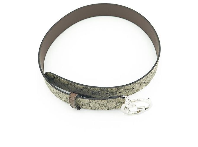 Gucci Damen Gürtel KAAAD Canvas Beige Braun - Ansicht 11