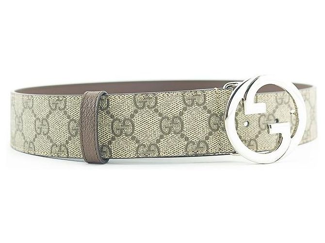 Gucci Damen Gürtel KAAAD Canvas Beige Braun - Ansicht 3