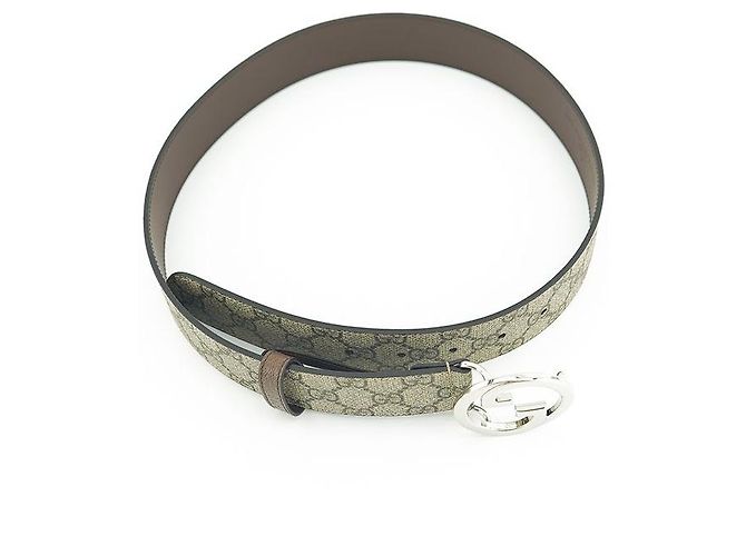 Gucci Damen Gürtel KAAAD Canvas Beige Braun - Ansicht 4