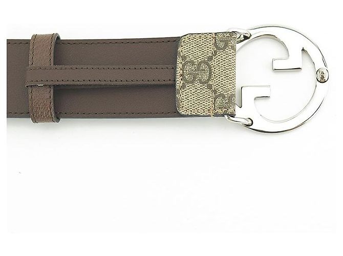 Gucci Damen Gürtel KAAAD Canvas Beige Braun - Ansicht 5