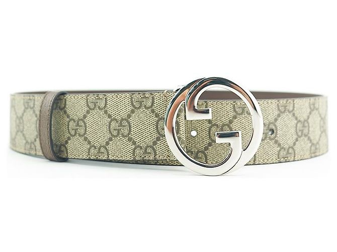 Gucci Damen Gürtel KAAAD Canvas Beige Braun - Ansicht 9