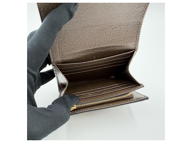 Gucci Tarjetero Ophidia Castaño - vista 8