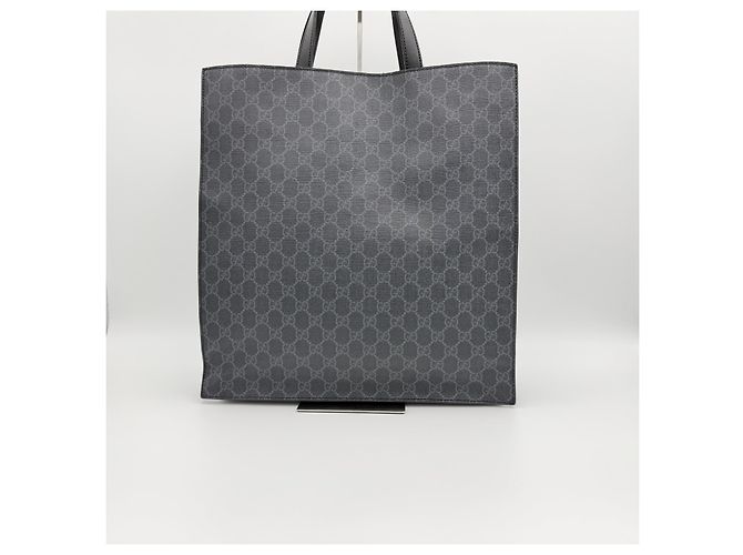 Gucci Borsa tote grande in tela nera Supreme per uomo Nero - vista 6