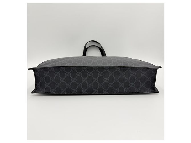 Gucci Borsa tote grande in tela nera Supreme per uomo Nero - vista 7