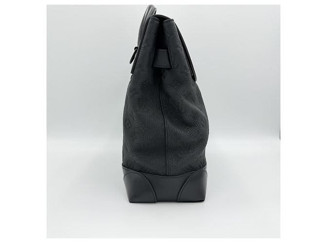 Louis Vuitton Borsa a spalla in pelle Monogram Steamer Nero - vista 5