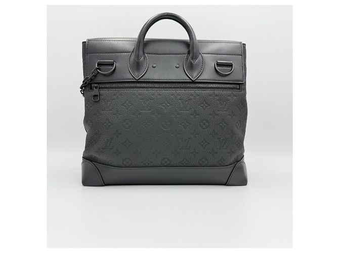 Louis Vuitton Borsa a spalla in pelle Monogram Steamer Nero - vista 6