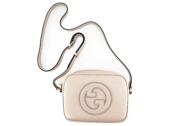 Gucci Piccola Borsa a Spalla AAEDB in Pelle Rosa Chiaro - vista 10
