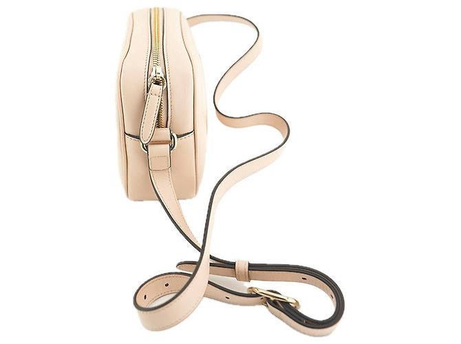 Gucci Piccola Borsa a Spalla AAEDB in Pelle Rosa Chiaro - vista 15