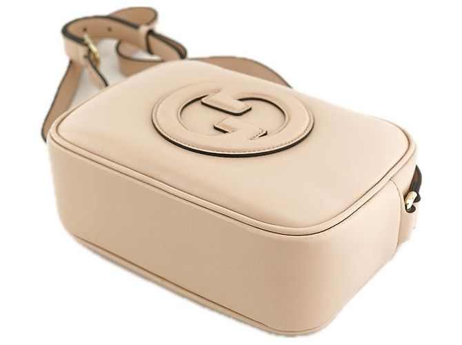 Gucci Piccola Borsa a Spalla AAEDB in Pelle Rosa Chiaro - vista 16