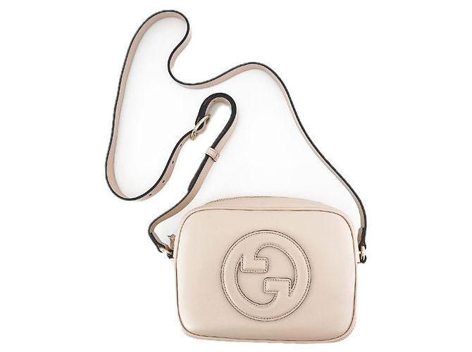 Gucci Piccola Borsa a Spalla AAEDB in Pelle Rosa Chiaro - vista 2
