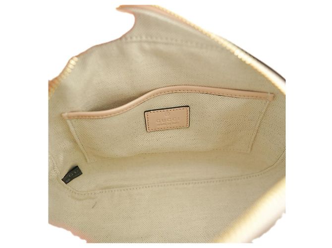 Gucci Piccola Borsa a Spalla AAEDB in Pelle Rosa Chiaro - vista 20