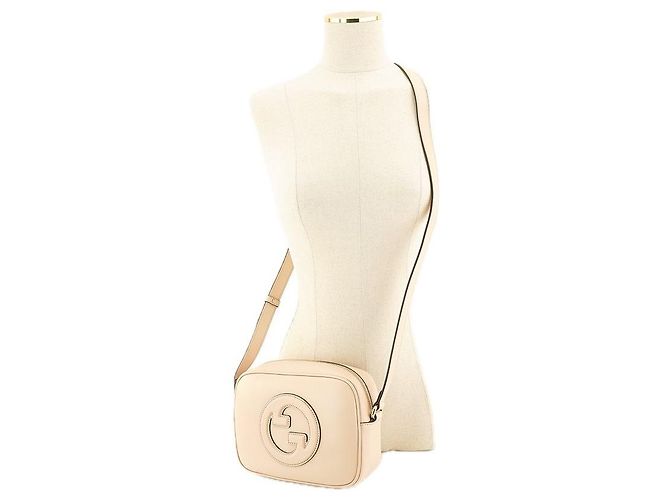 Gucci Piccola Borsa a Spalla AAEDB in Pelle Rosa Chiaro - vista 6