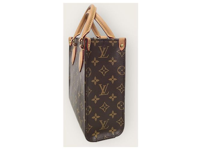 Louis Vuitton Borsa Tote Crossbody Monogramma BB Marrone - vista 3