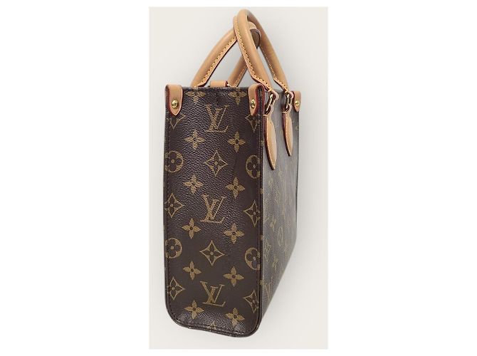 Louis Vuitton Borsa Tote Crossbody Monogramma BB Marrone - vista 4