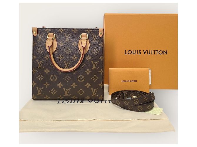 Louis Vuitton Borsa Tote Crossbody Monogramma BB Marrone - vista 8