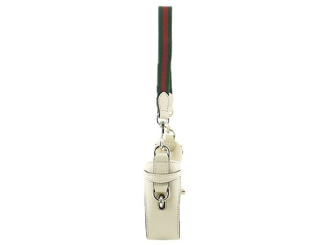Gucci Mini Borsa a Spalla AADHE in Pelle Avorio Borsa di Lusso per Donne Bianco - vista 10