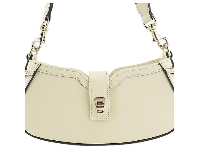 Gucci Mini Borsa a Spalla AADHE in Pelle Avorio Borsa di Lusso per Donne Bianco - vista 14