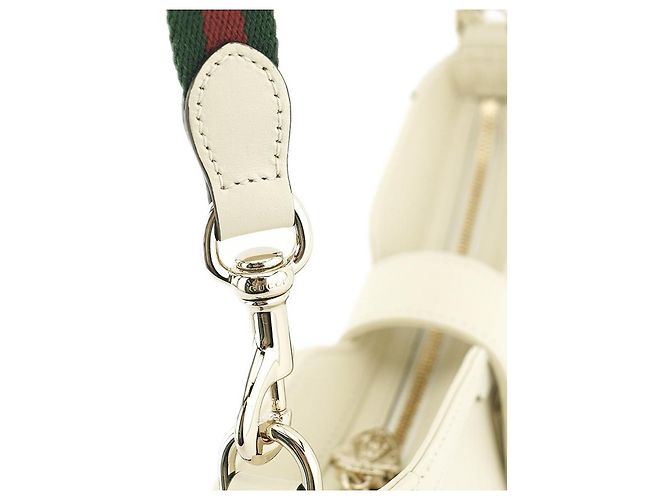 Gucci Mini Borsa a Spalla AADHE in Pelle Avorio Borsa di Lusso per Donne Bianco - vista 15