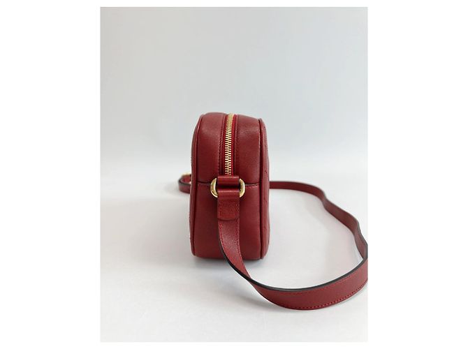 Gucci Borsa a tracolla mini Blondi con frange vino Rosso - vista 11