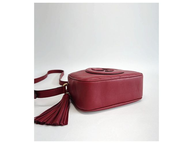 Gucci Borsa a tracolla mini Blondi con frange vino Rosso - vista 14