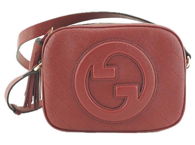 Gucci Mini borsa a spalla in pelle rossa da donna Rosso - vista 10
