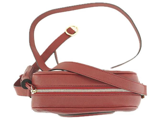 Gucci Mini borsa a spalla in pelle rossa da donna Rosso - vista 11