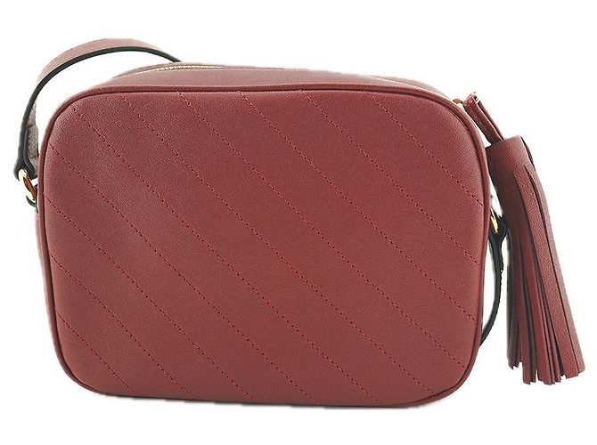 Gucci Mini borsa a spalla in pelle rossa da donna Rosso - vista 15