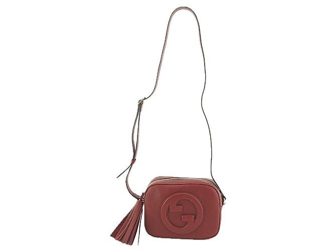 Gucci Mini borsa a spalla in pelle rossa da donna Rosso - vista 18