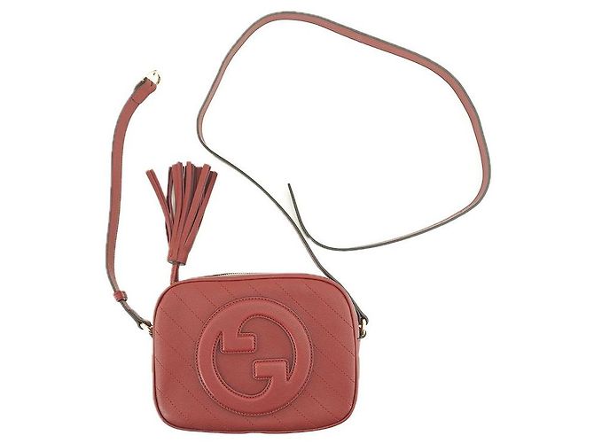 Gucci Mini borsa a spalla in pelle rossa da donna Rosso - vista 2