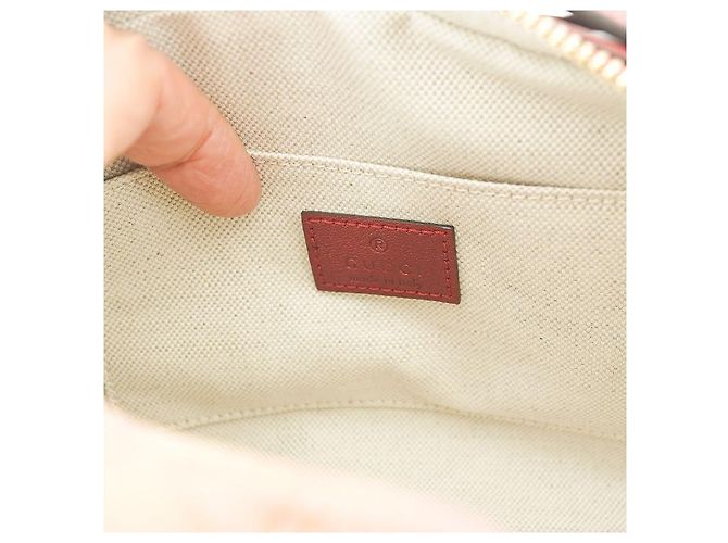 Gucci Mini borsa a spalla in pelle rossa da donna Rosso - vista 7