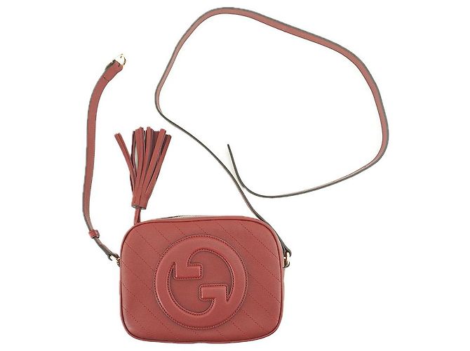 Gucci Mini borsa a spalla in pelle rossa da donna Rosso - vista 8