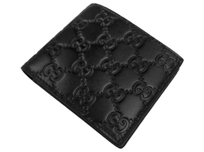 Gucci Billetera Micro Cima Signature Negro - vista 5