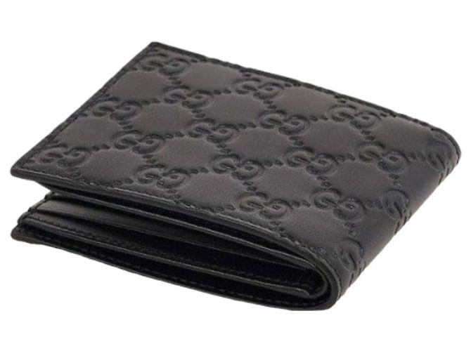 Gucci Billetera Micro Cima Signature Negro - vista 6