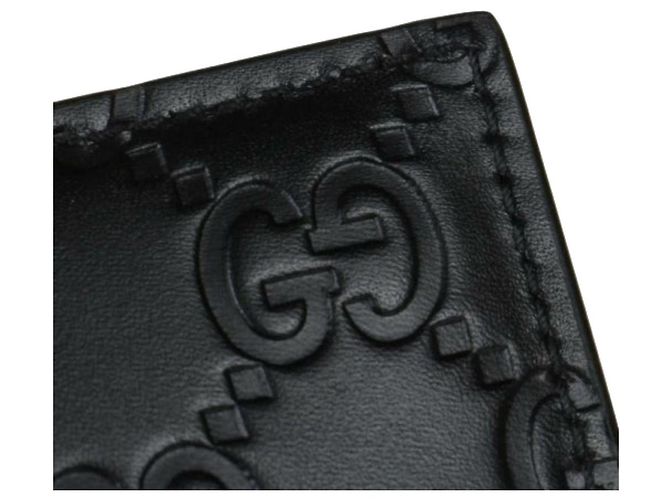 Gucci Billetera Micro Cima Signature Negro - vista 9