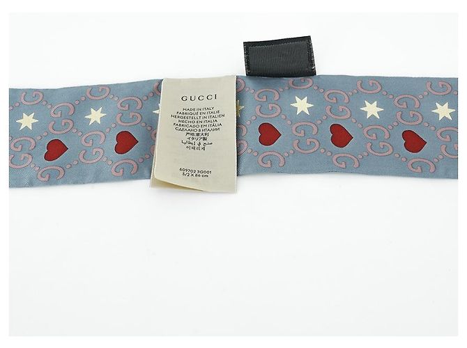 Gucci Seidenschal für Damen Blau - Ansicht 10