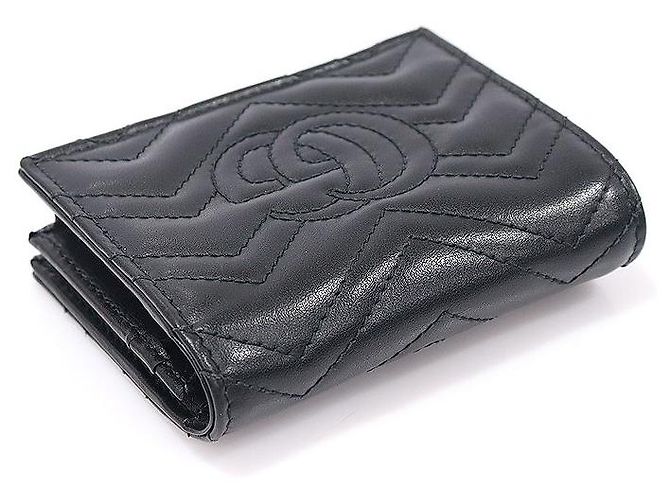 Gucci Kartenetui mit Chevron-Design Schwarz - Ansicht 6