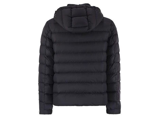 Moncler Arneb Hooded Short Down Jacket Blue - view 5
