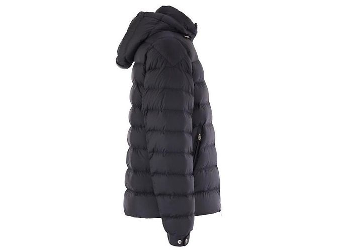Moncler Arneb Hooded Short Down Jacket Blue - view 6