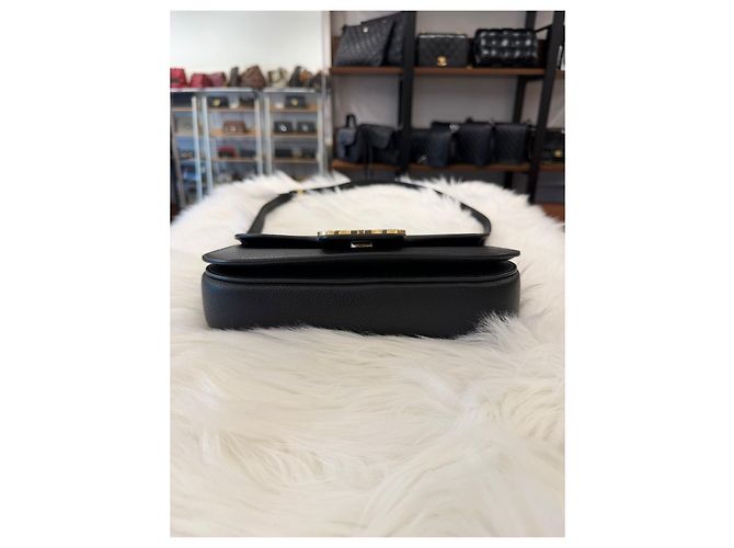 Salvatore Ferragamo Borsa a tracolla Double Gancini Nera Nero - vista 6
