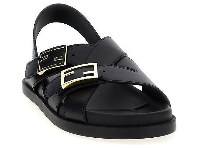 Fendi Sandali in pelle Nero - vista 5